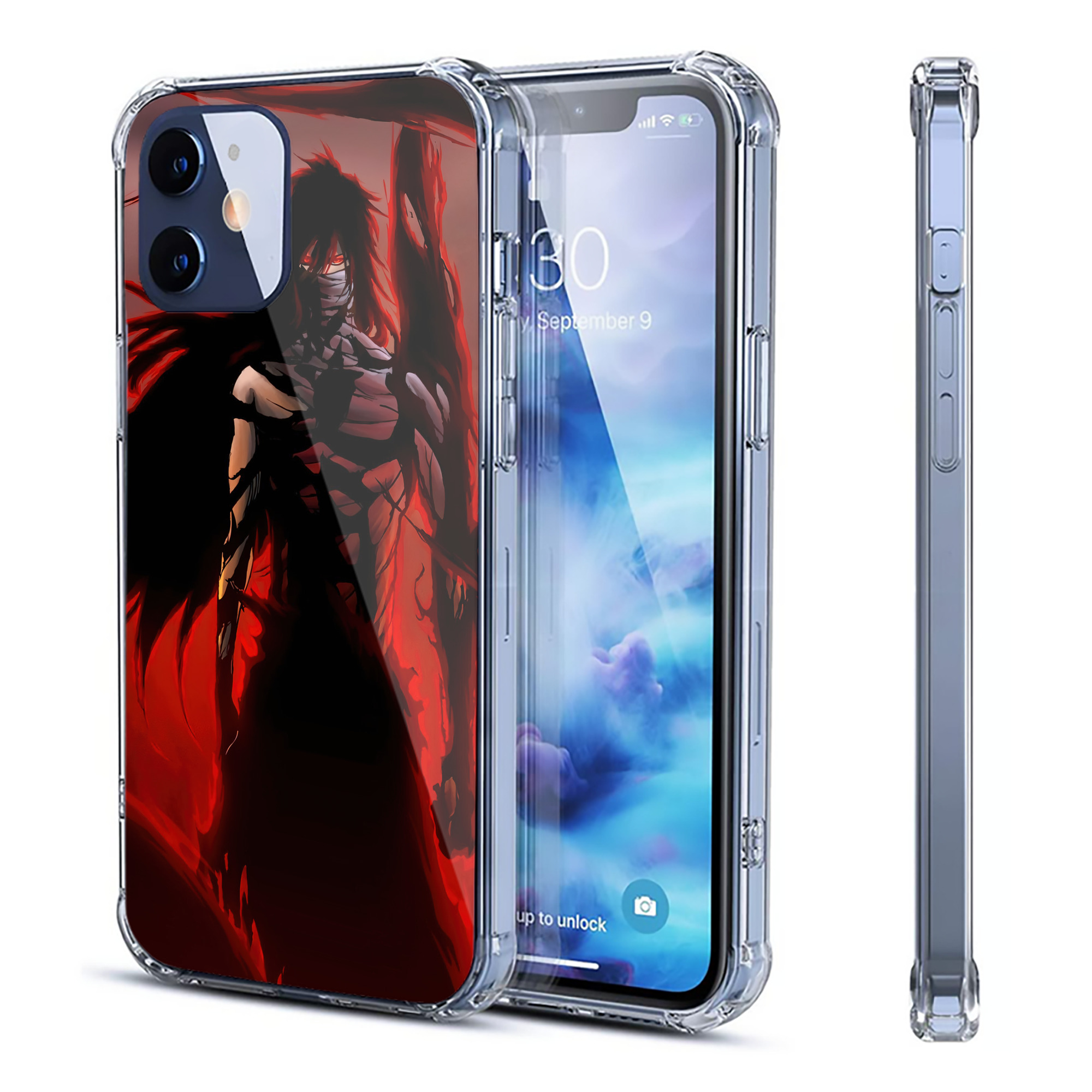 （画像用） ブリーチ BLEACH 【iPhone 12シリーズ対応】透明スマホケース（クリアソフトケース）